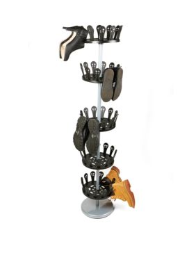 Mindreader 5 Tier Revolving Shoe Rack Belk