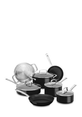 Best Buy: KitchenAid 11-Piece Cookware Set Black Sapphire KC3H1S11BE