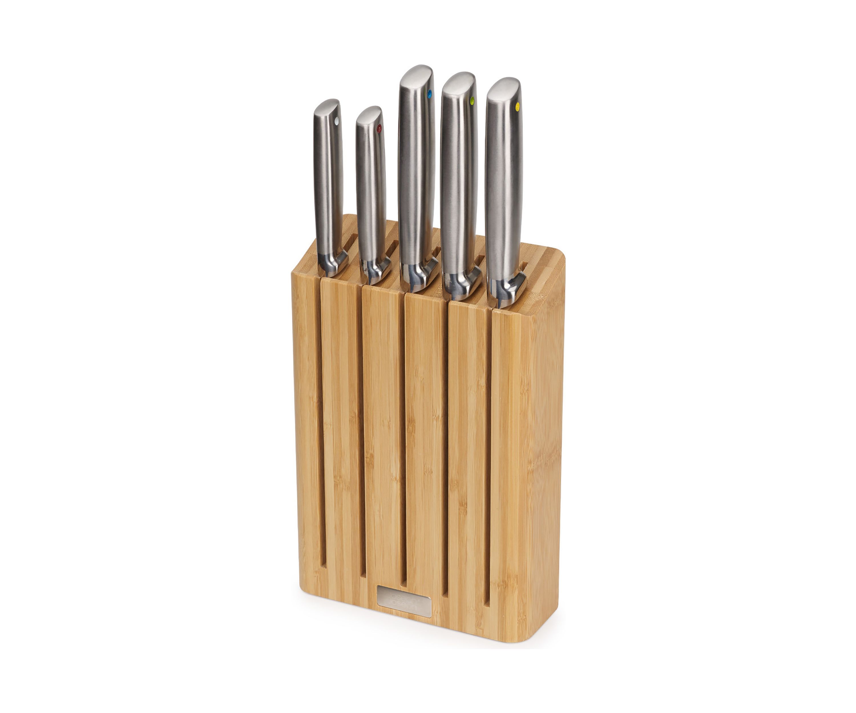 Elevated Steel Knives Bamboo 6 Piece Knife and Block Set