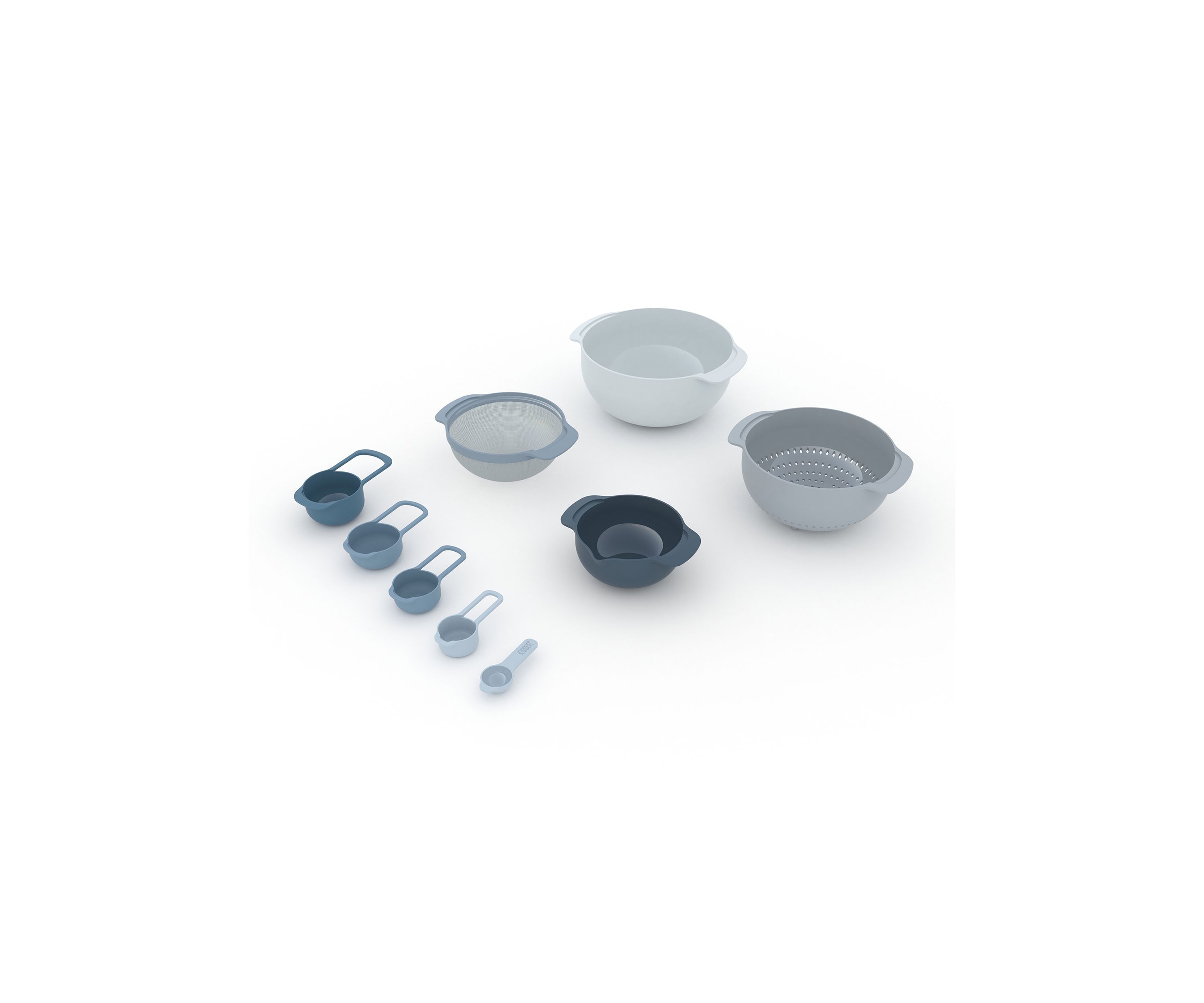 9 Piece Compact Food Preparation Set in Sky