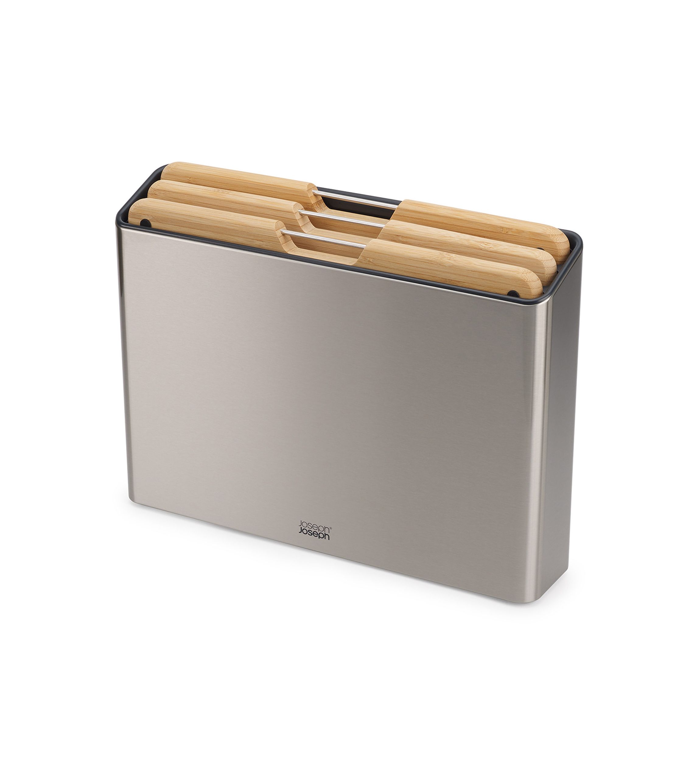 Folio Steel Bamboo 3 Piece Cutting Board Set