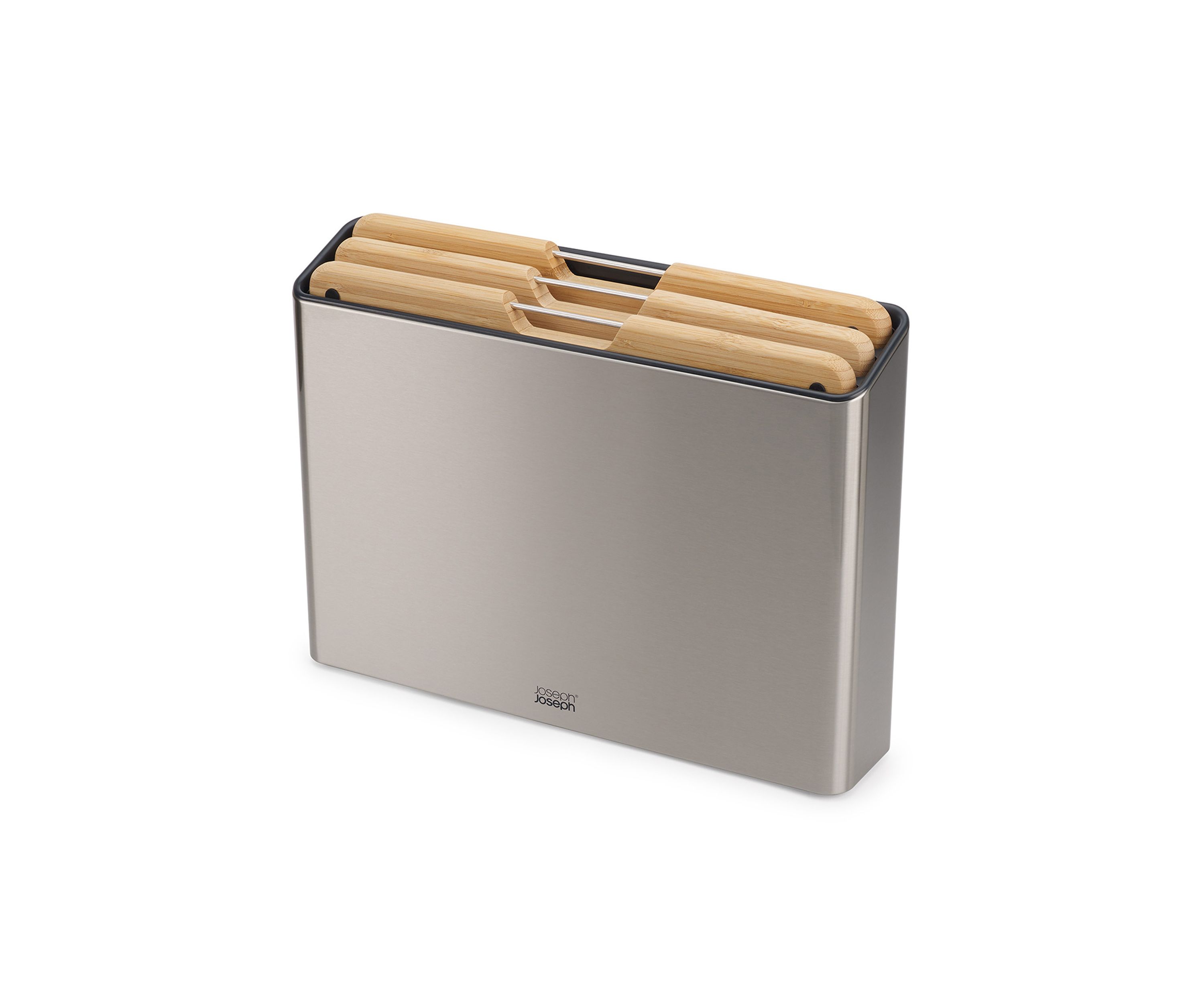 Folio Steel Bamboo 3 Piece Cutting Board Set