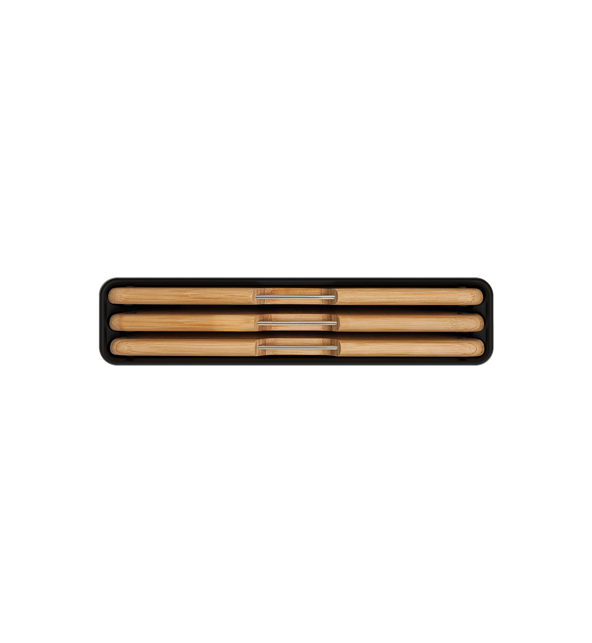 Folio Steel Bamboo 3 Piece Cutting Board Set