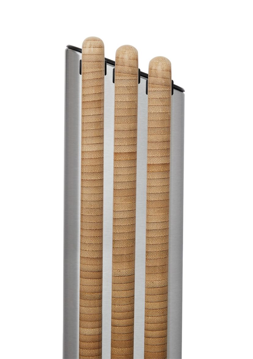 Folio Steel Bamboo 3 Piece Cutting Board Set