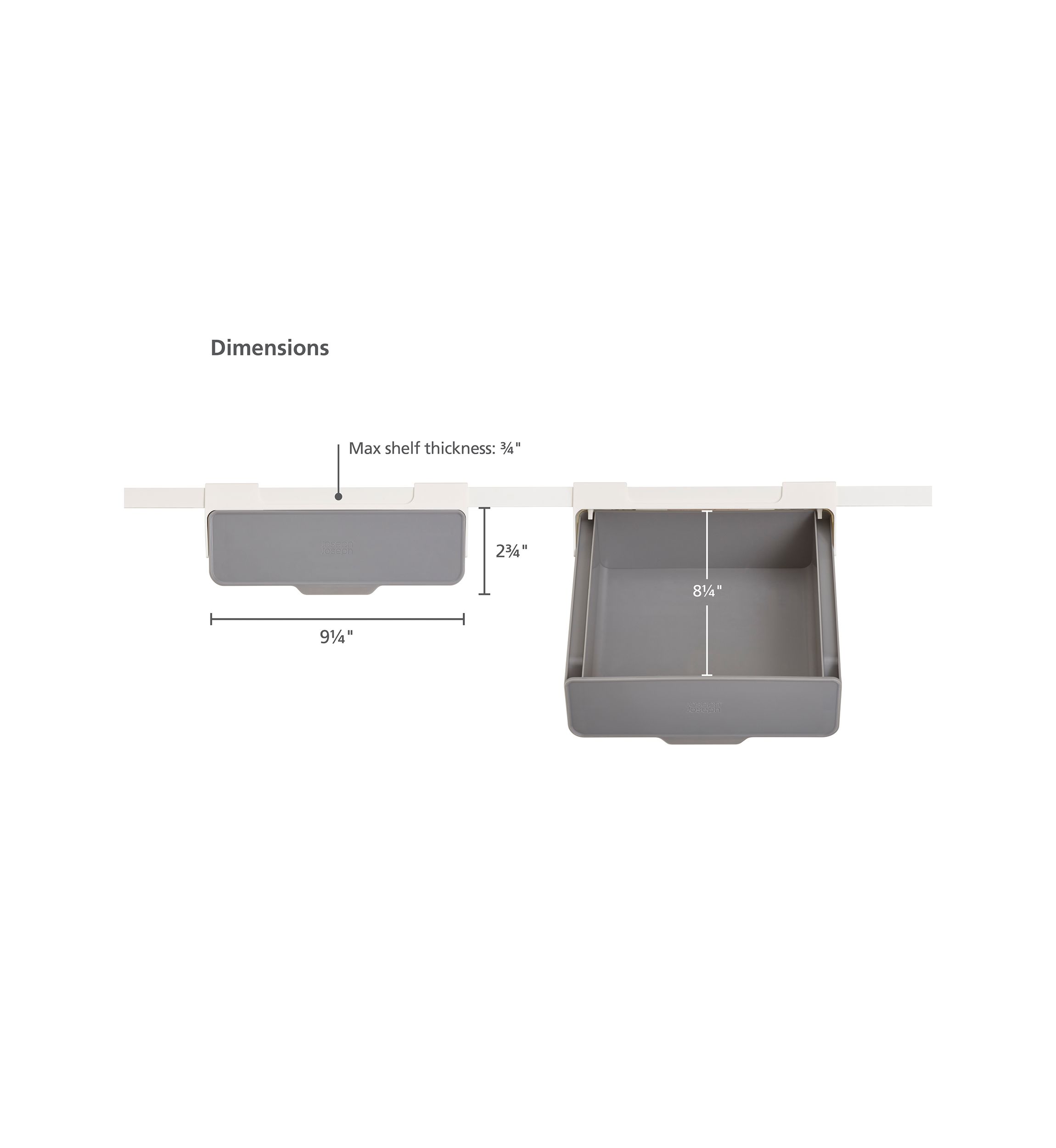 CupboardStore™ Under Shelf Drawer