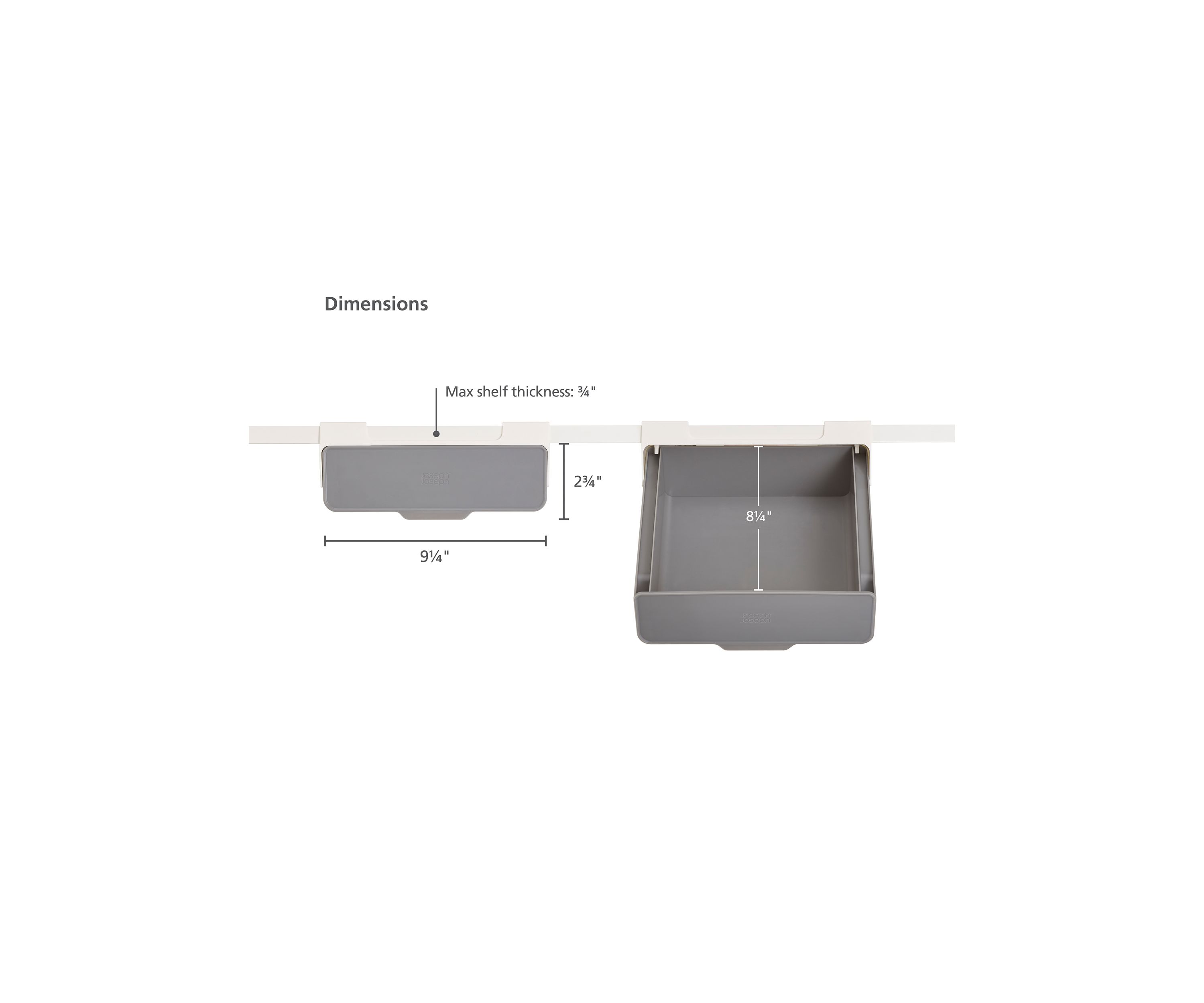 CupboardStore™ Under Shelf Drawer