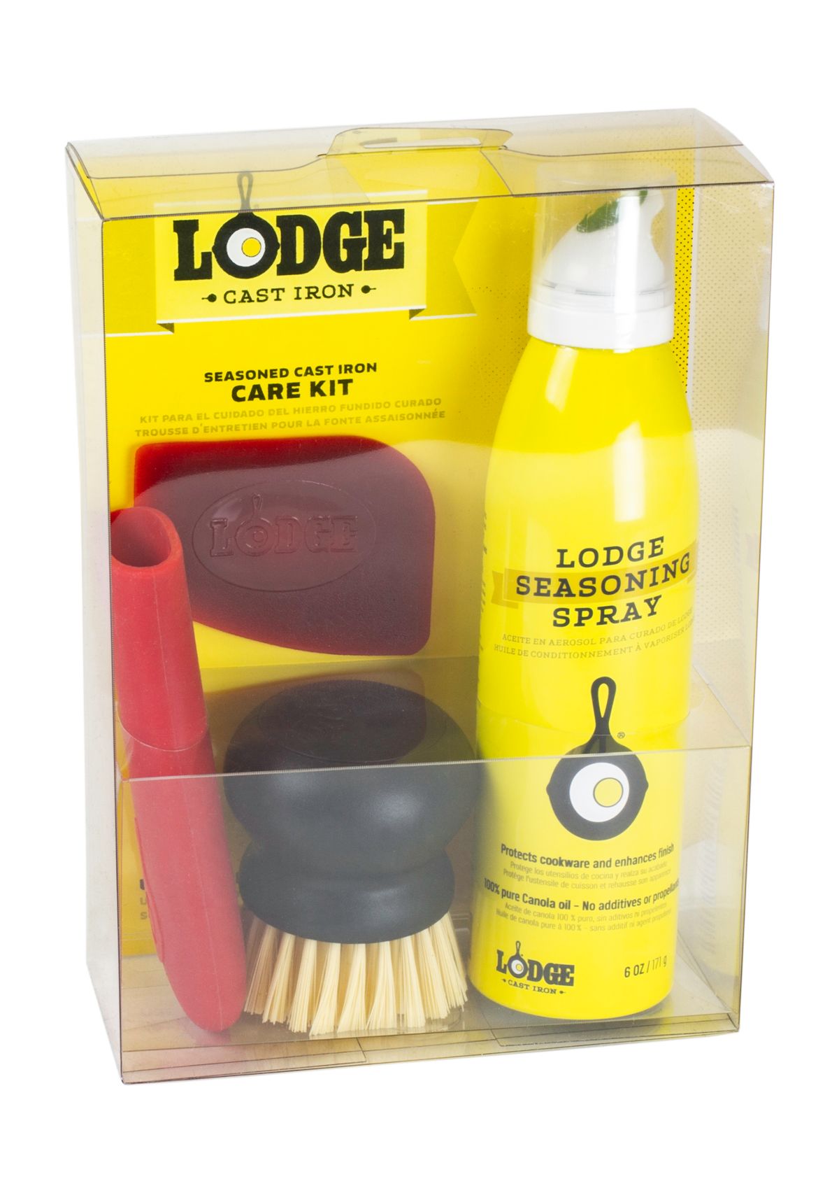 Seasoned Cast Iron Care Kit