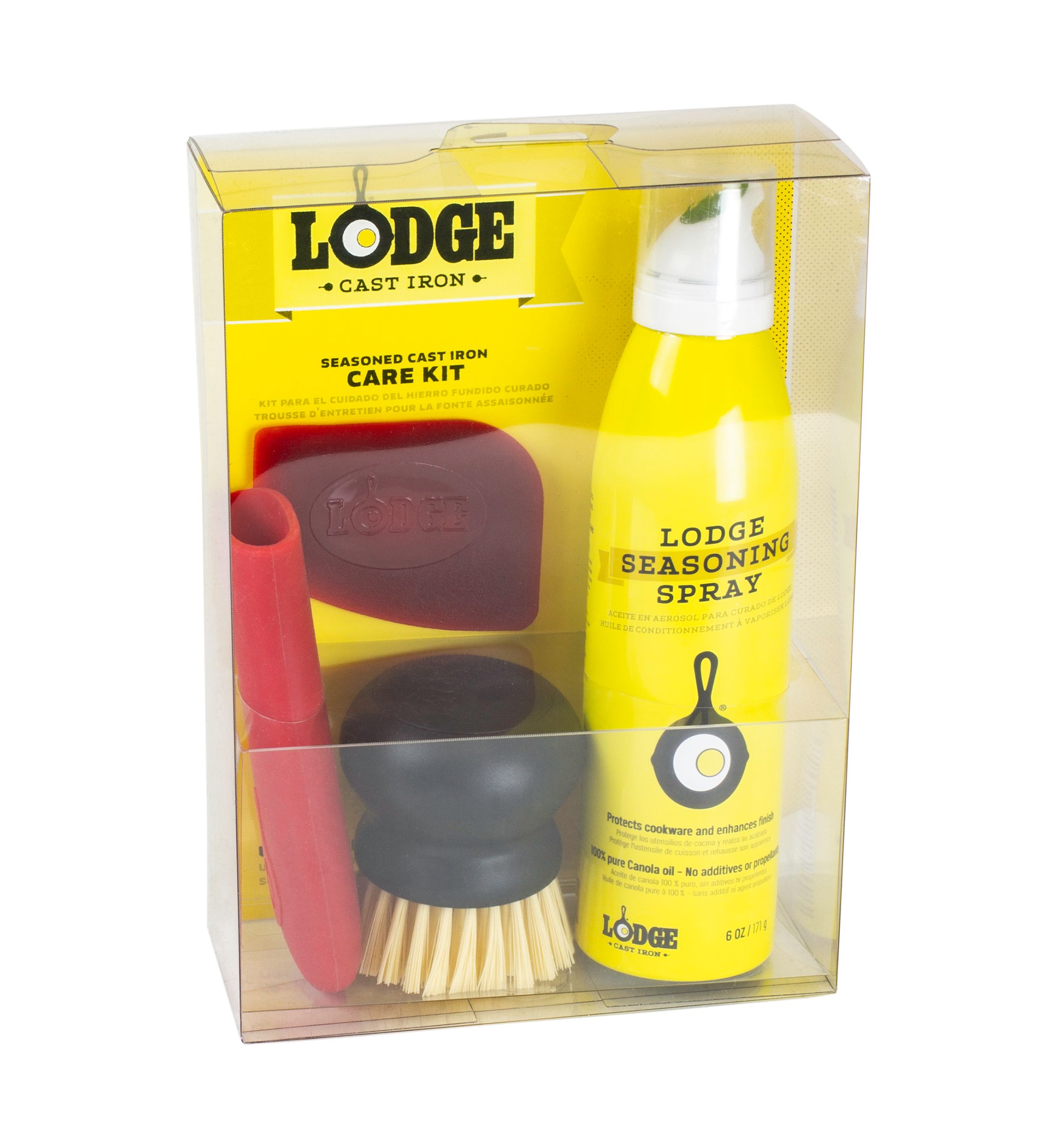 Seasoned Cast Iron Care Kit