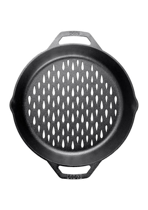 Lodge® Cast Iron Dual Handle Grilling Basket