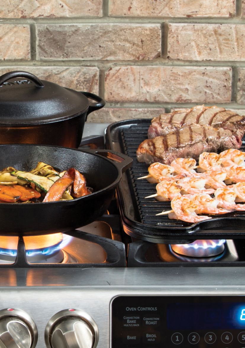 Pro-Grid Iron Reversible Grill/Griddle