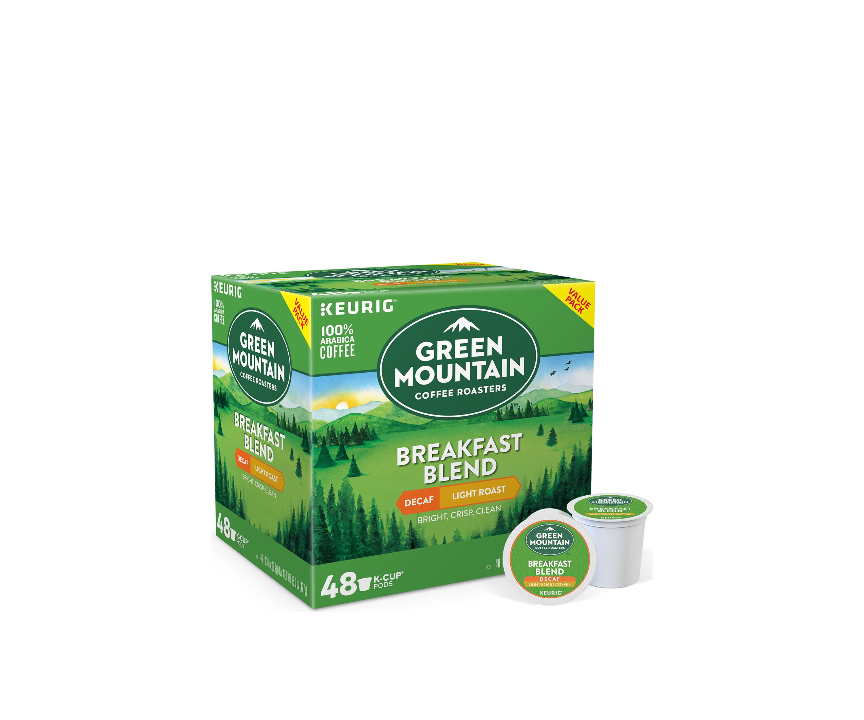 Green Mountain Breakfast Blend K-Cup Pack 48 Count