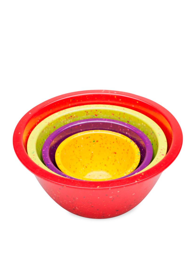 4-Piece Confetti Nested Mixing Bowl Set