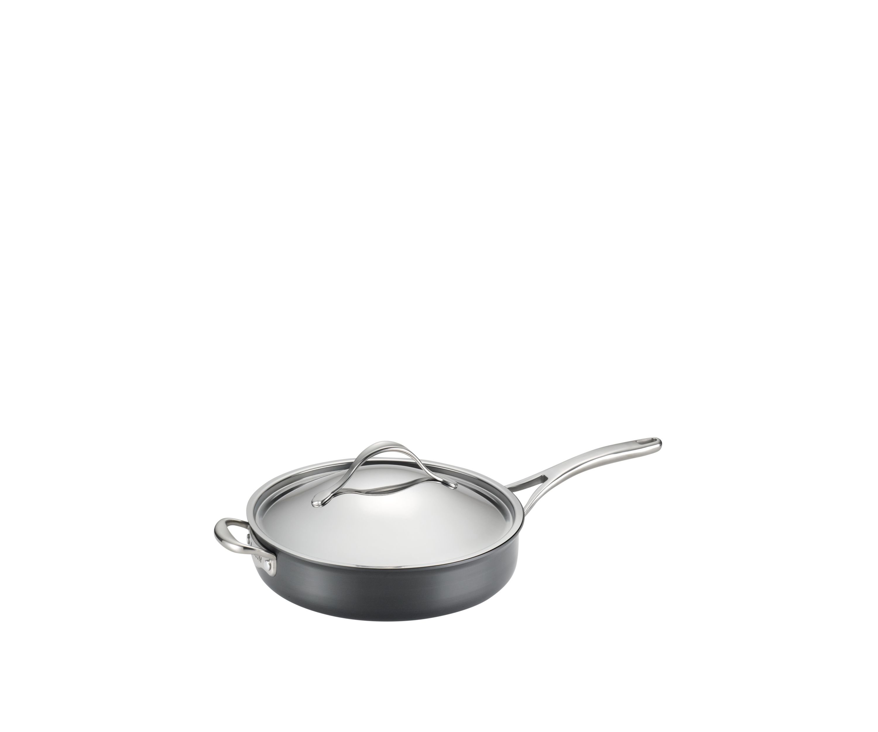 Nouvelle Copper Nonstick 5-qt. Covered Saute with Helper Handle