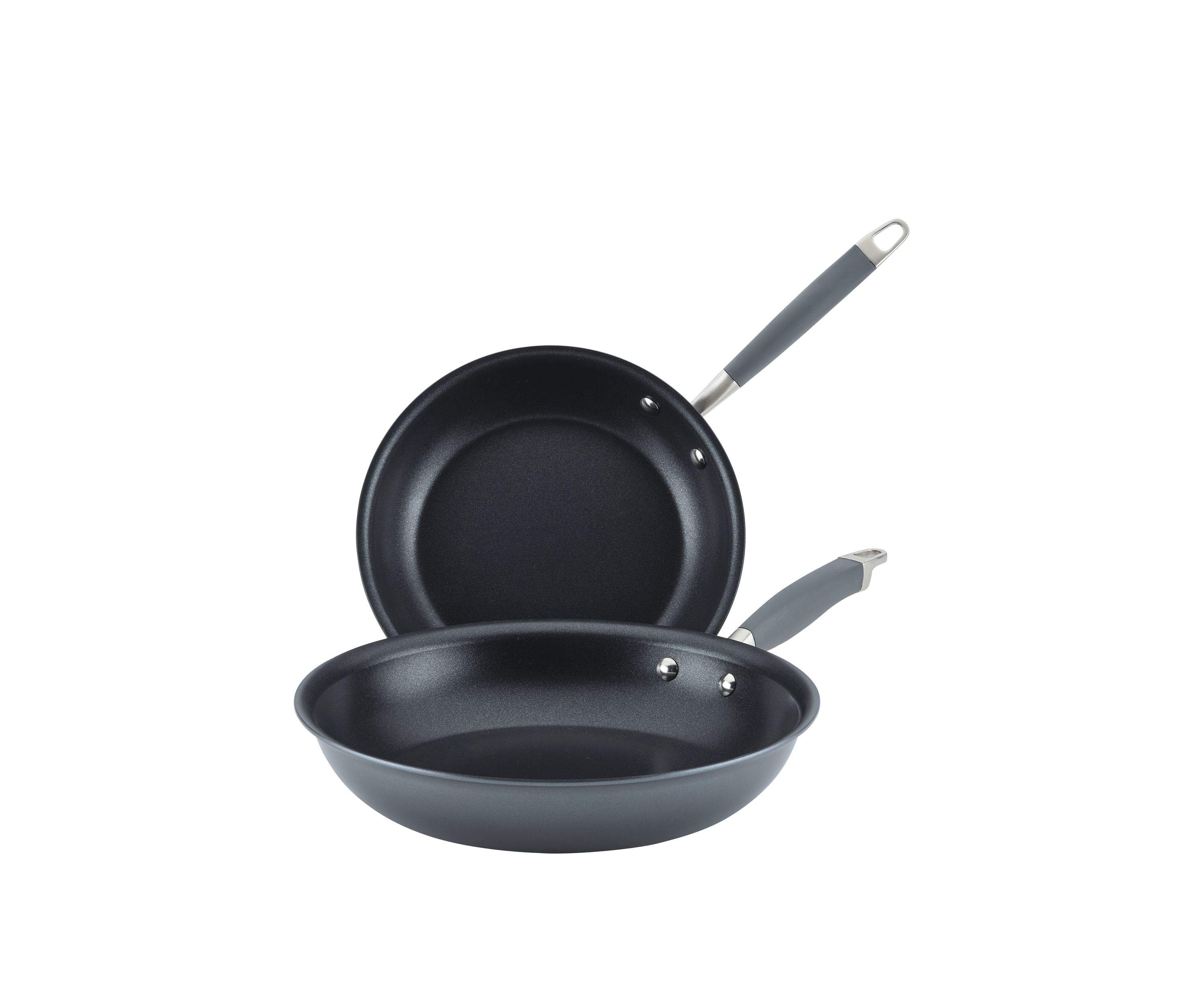 Advanced Home Hard Anodized Nonstick 2 Piece Frying Pan Set - Bronze