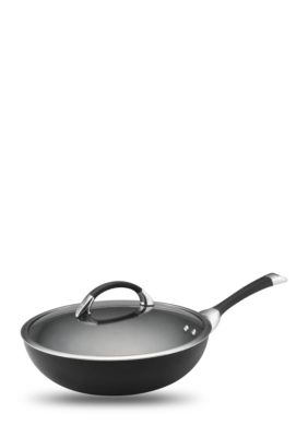 Circulon® Symmetry 12 Covered Stir-Fry Pan, Color: Black