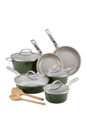 Ayesha Curry Porcelain Enamel Nonstick Cookware Set, 12 Piece | belk