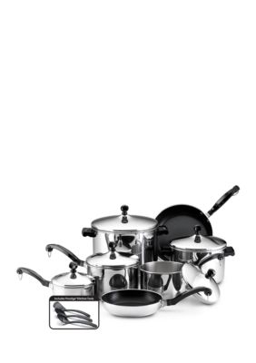  Classic Series 15-Piece Cookware Set, Stainless Steel - Online Only 