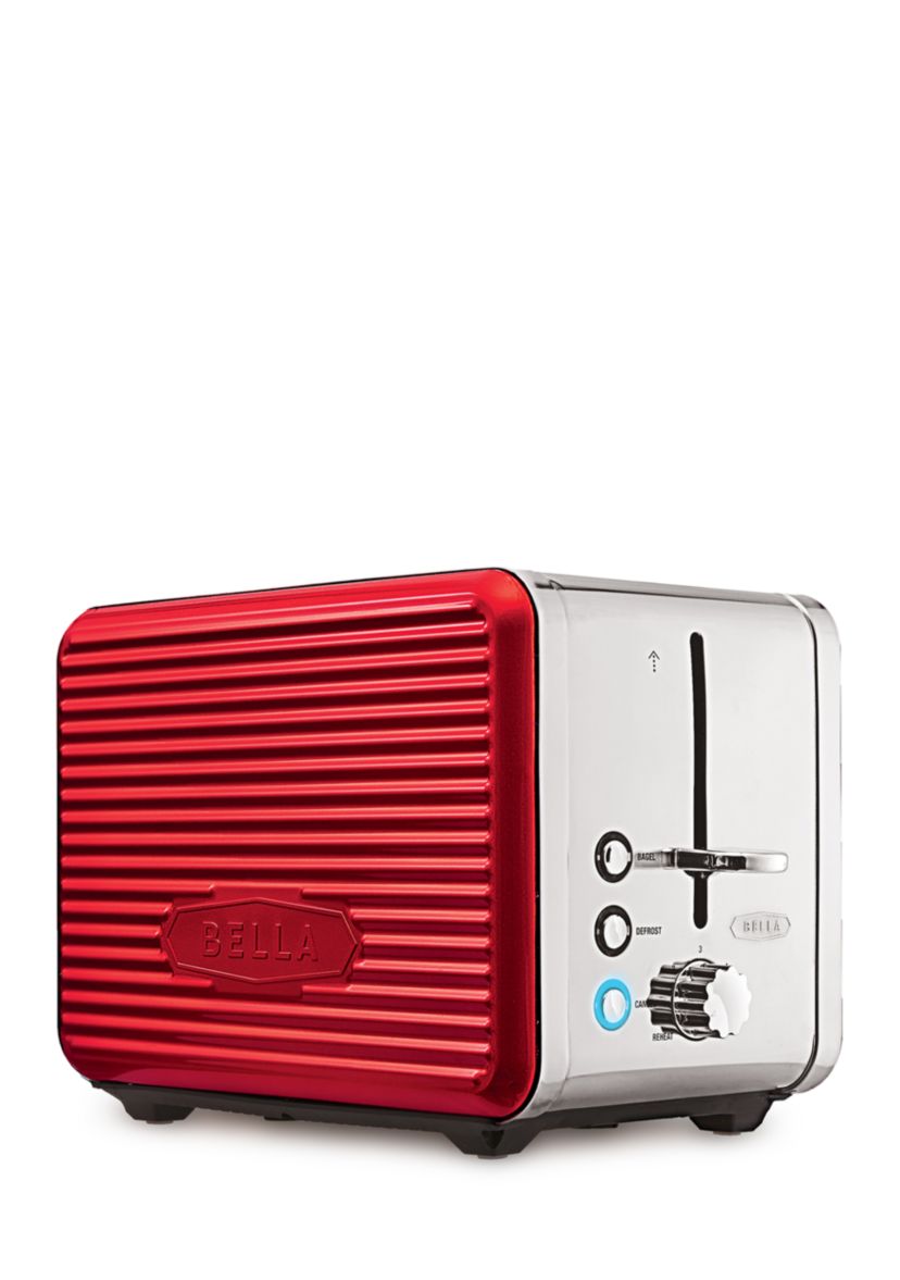 Linea Collection 2 Slice Toaster, Red 14093