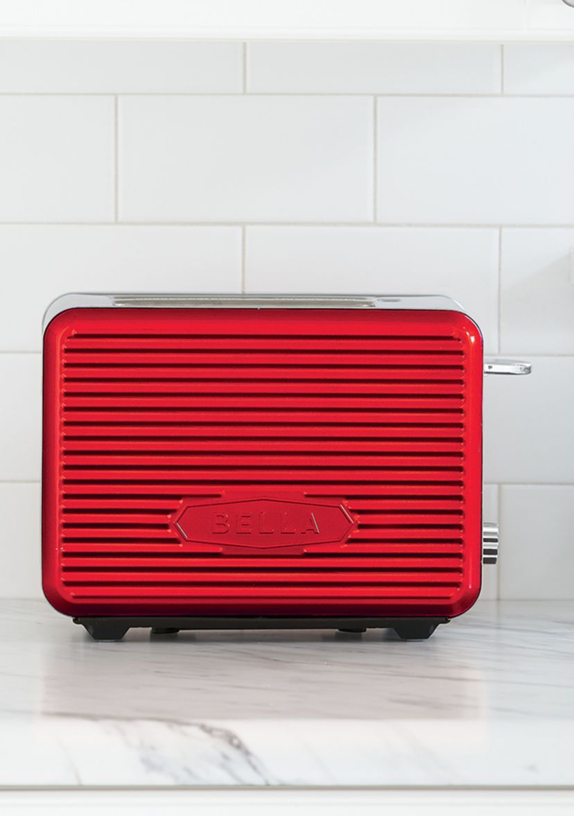 Linea Collection 2 Slice Toaster, Red 14093
