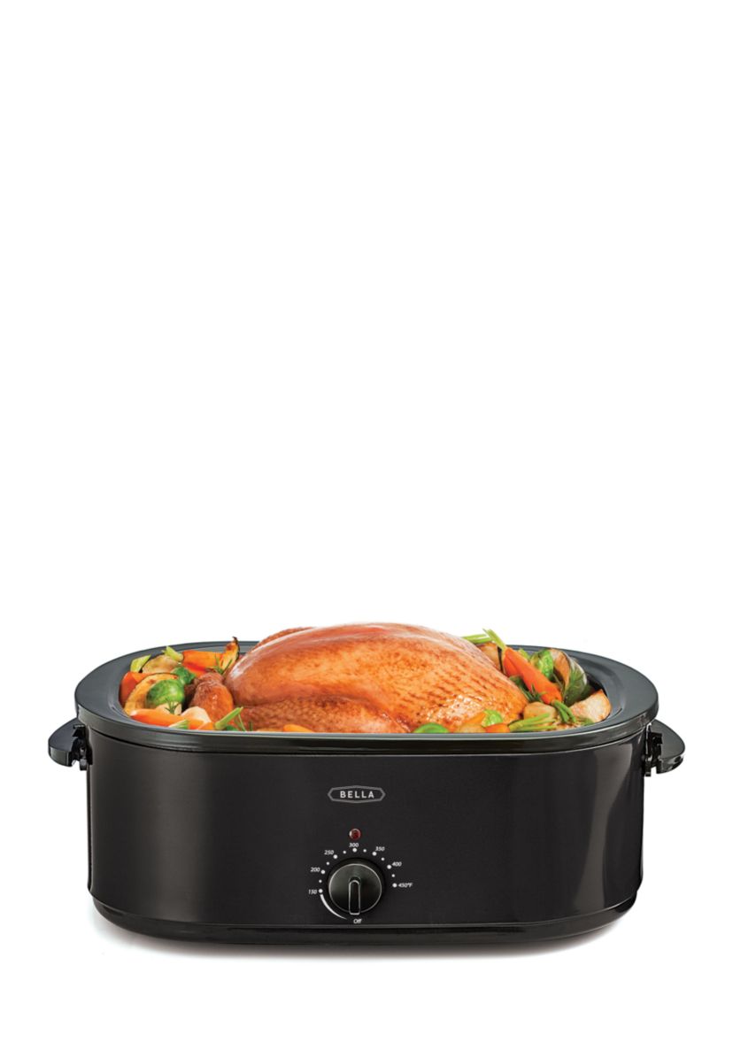24 lb Turkey Roaster with Gravy Boat Warmer