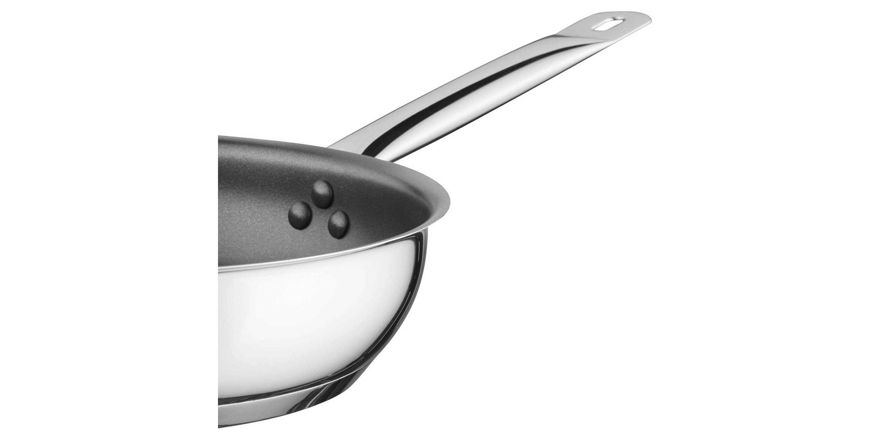 BergHOFF Essentials 18/10 Stainless Steel Nonstick Frying pan 11", 3.8 qt., Silver