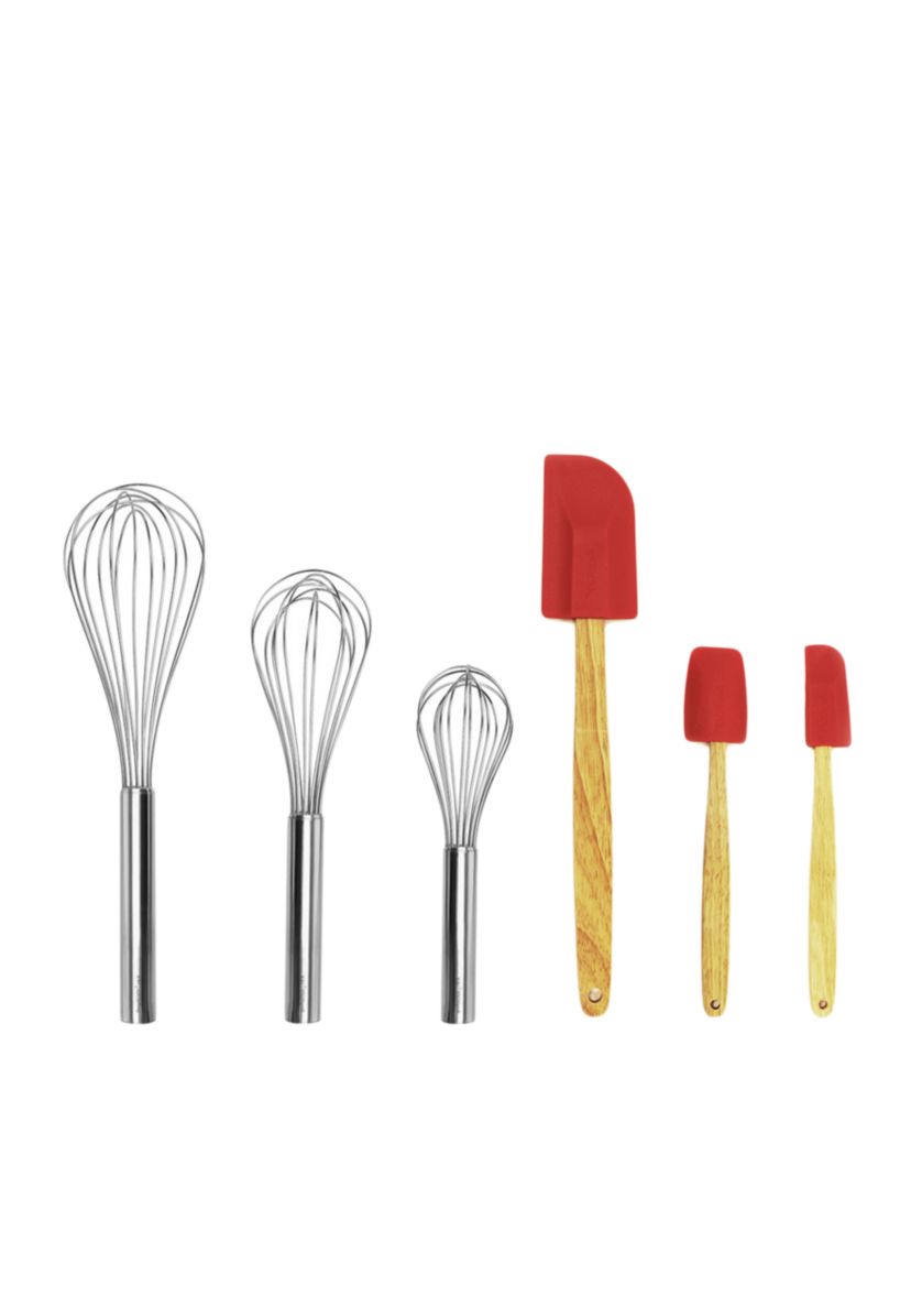 6-Piece Spatula and Whisk Set