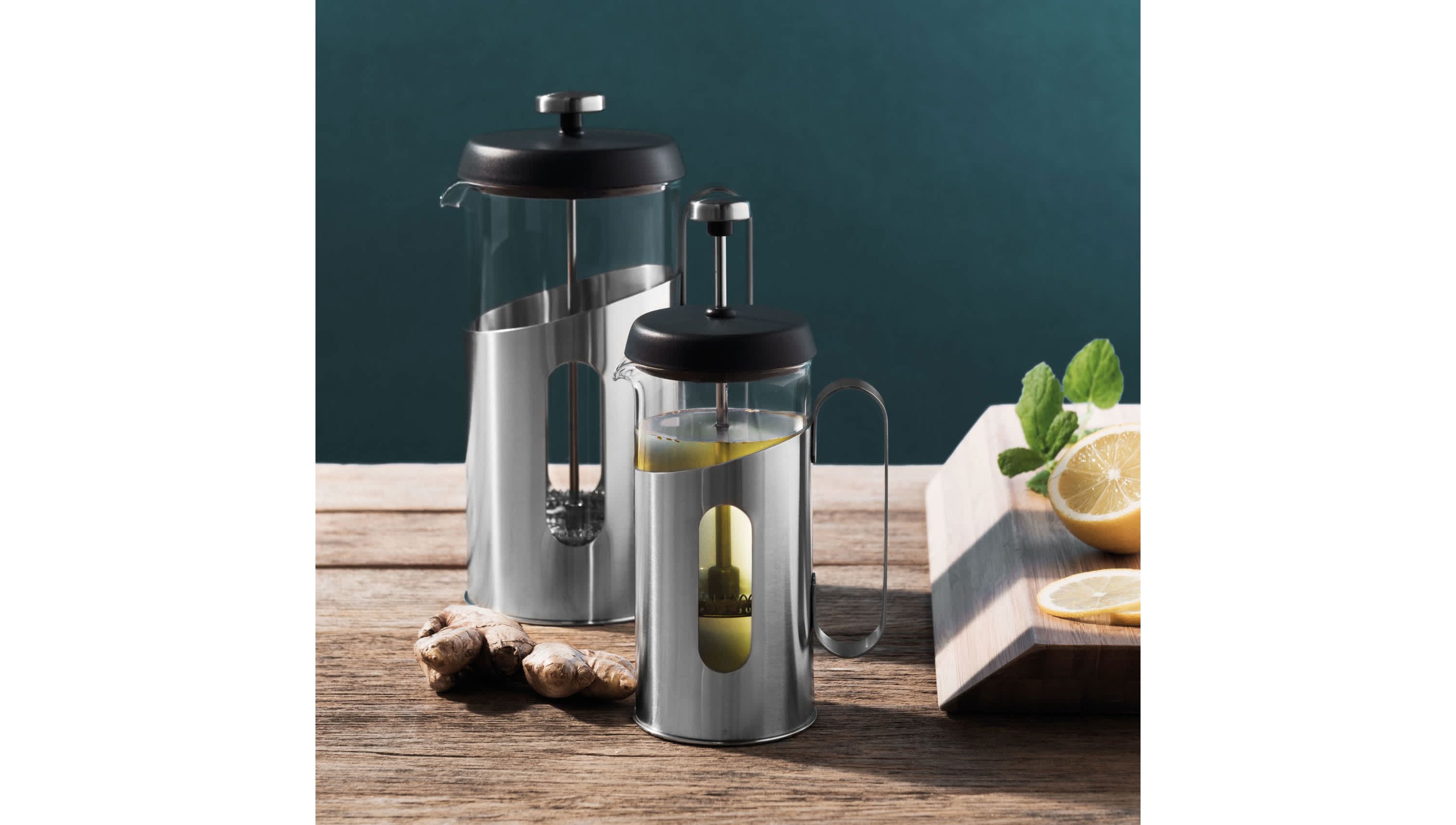 BergHOFF Essentials Glass French Press Maestro, 0.63 qt.
