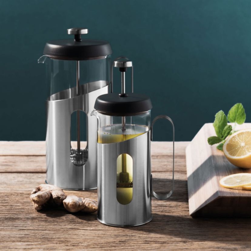 BergHOFF Essentials Glass French Press Maestro, 0.63 qt.