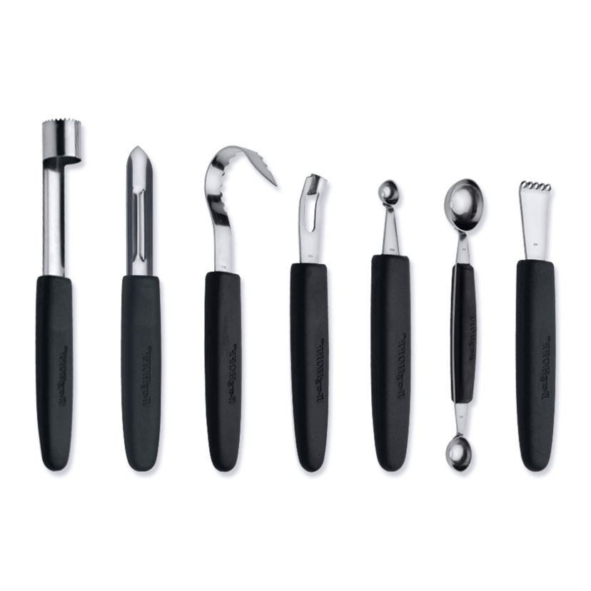 BergHOFF Essentials Stainless Steel 8Pc Garnishing Set and Folding Bag