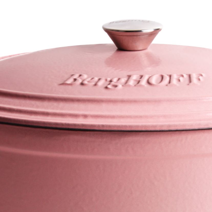 BergHOFF Neo Cast Iron Dutch Oven 7qt., Meringue