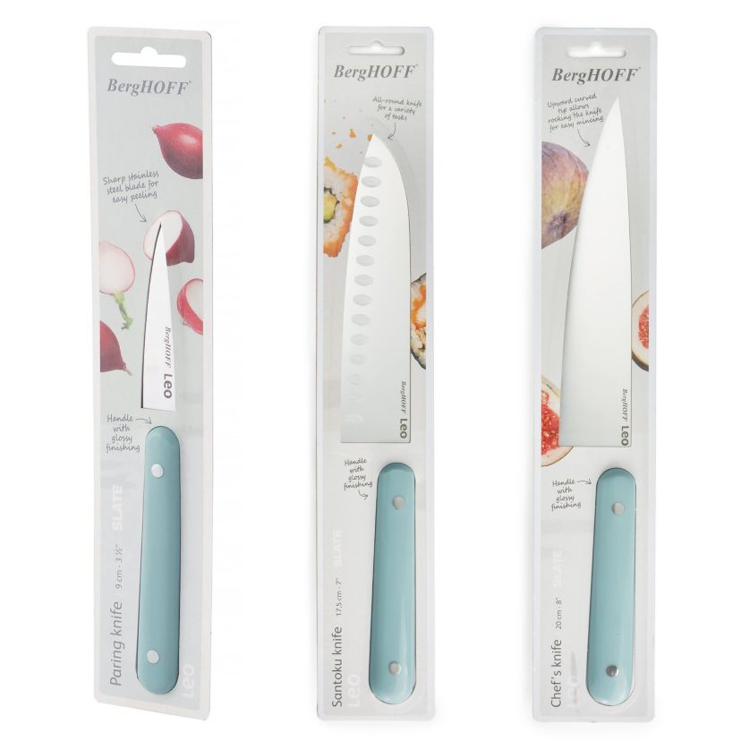 BergHOFF SLATE 3Pc Stainless Steel Cutlery Set