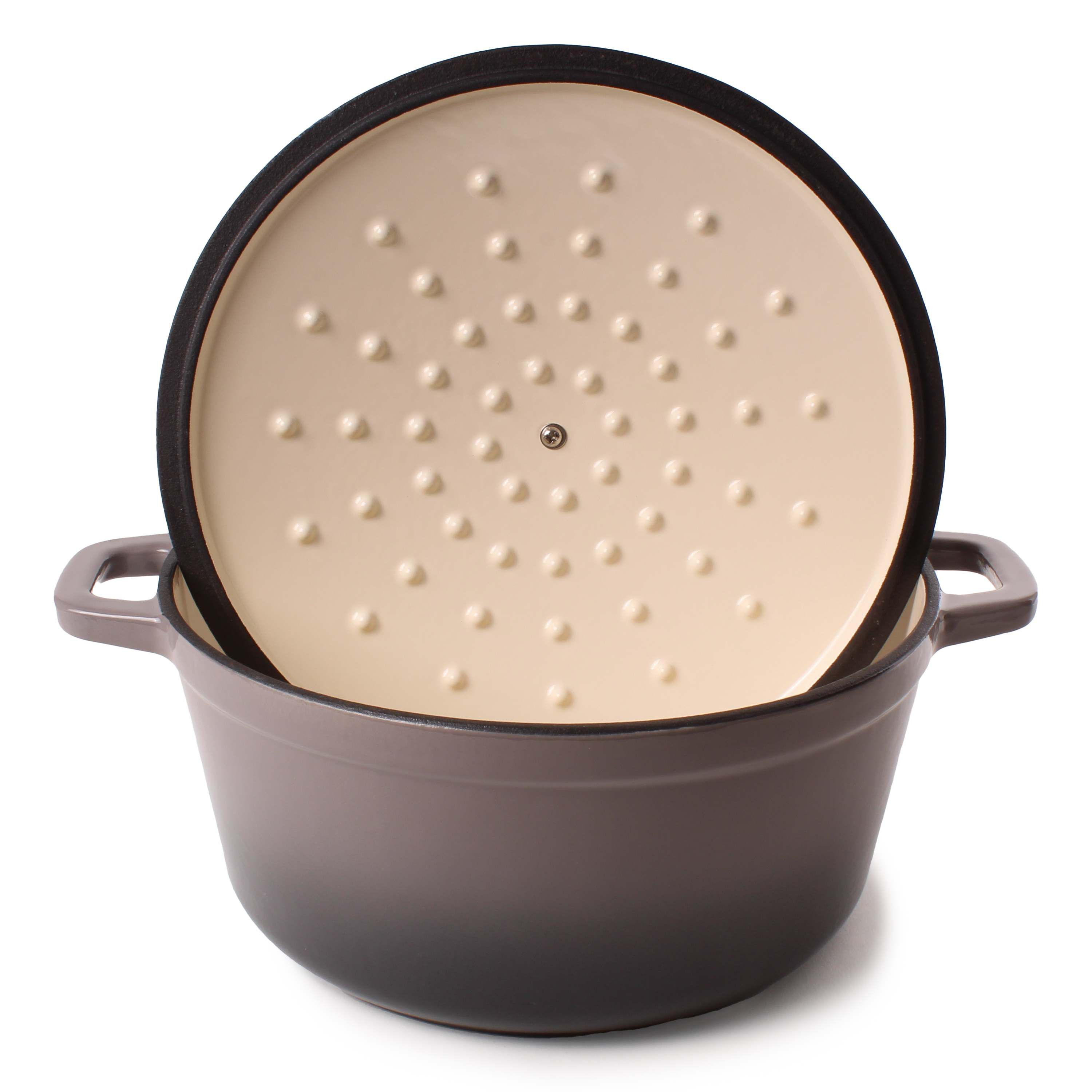 BergHOFF Neo 4Pc Enameled Cast Iron Cookware Set, 3qt., 7qt. Dutch Ovens, Matching Lid, Fast, Evenly Heat, Oven Safe, Green