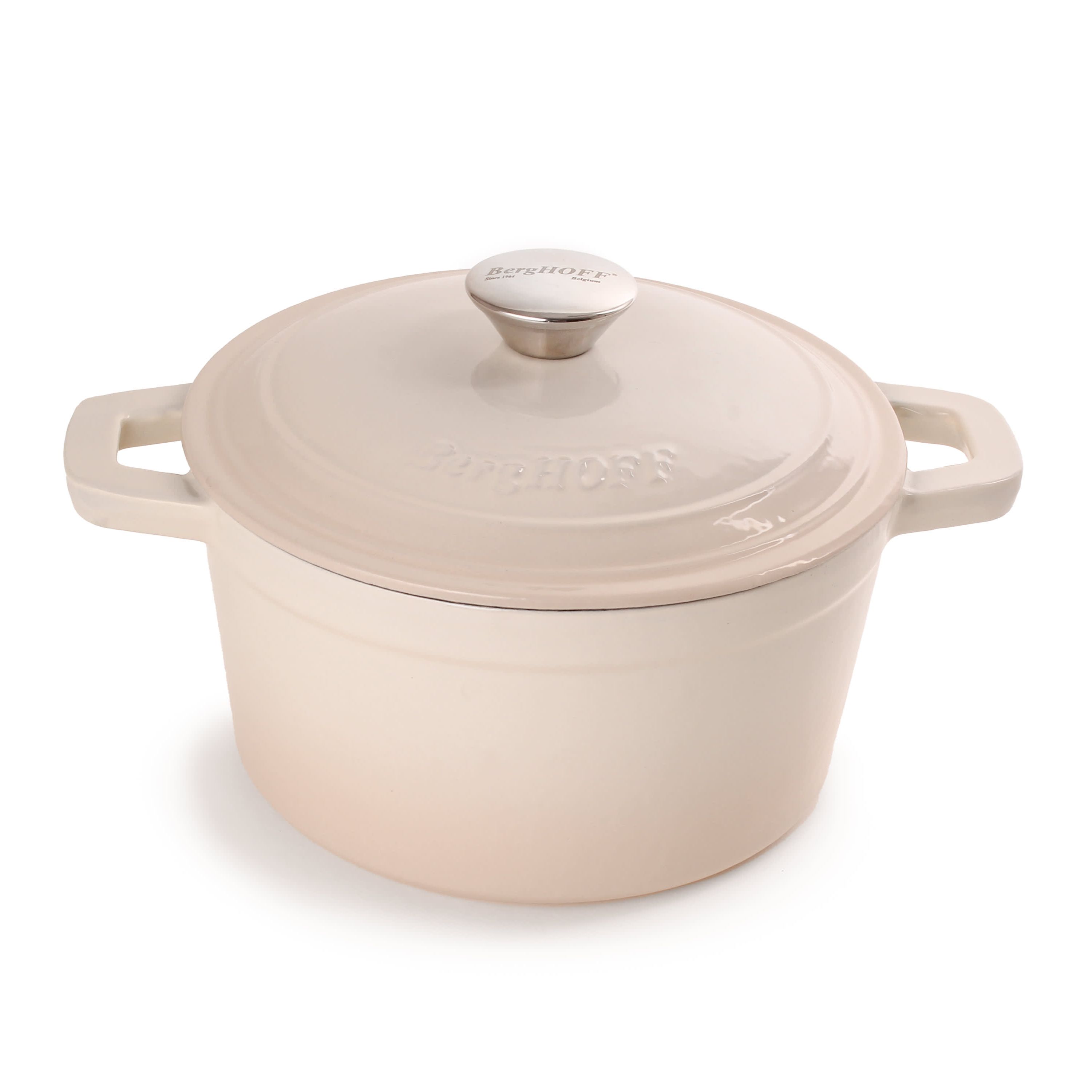 BergHOFF Neo Cast Iron Dutch Oven 3qt., Oyster