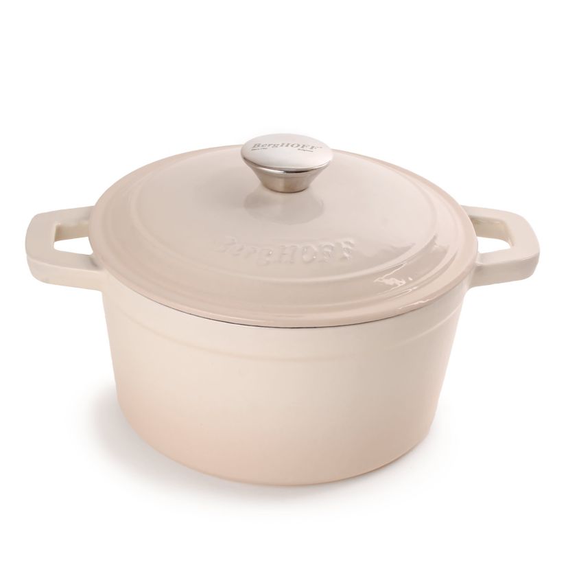 BergHOFF Neo Cast Iron Dutch Oven 3qt., Oyster