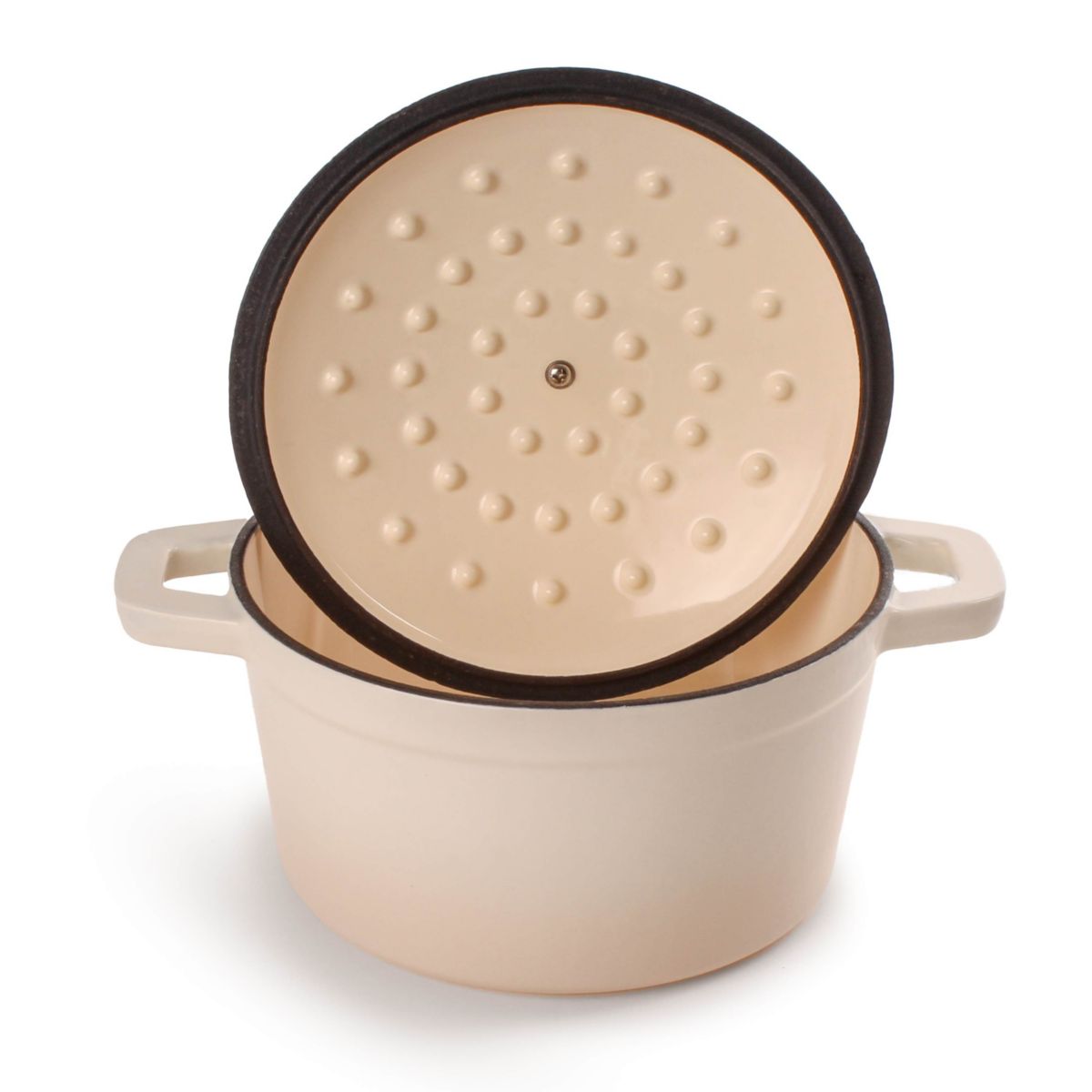 BergHOFF Neo Cast Iron Dutch Oven 3qt., Oyster