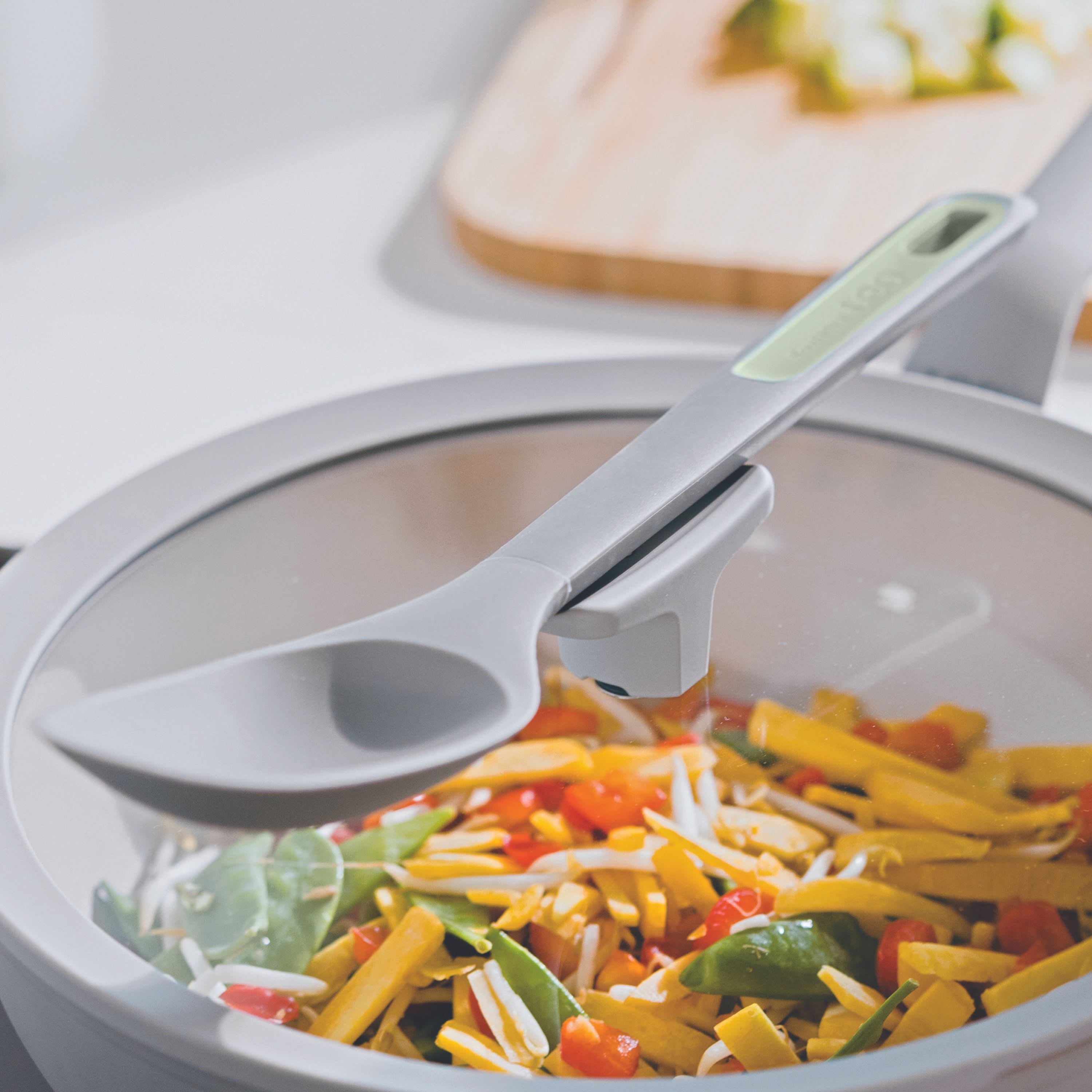 BergHOFF Balance Nonstick Ceramic Stockpot 8", 3.3qt. With Glass Lid, Recycled Aluminum, Sage