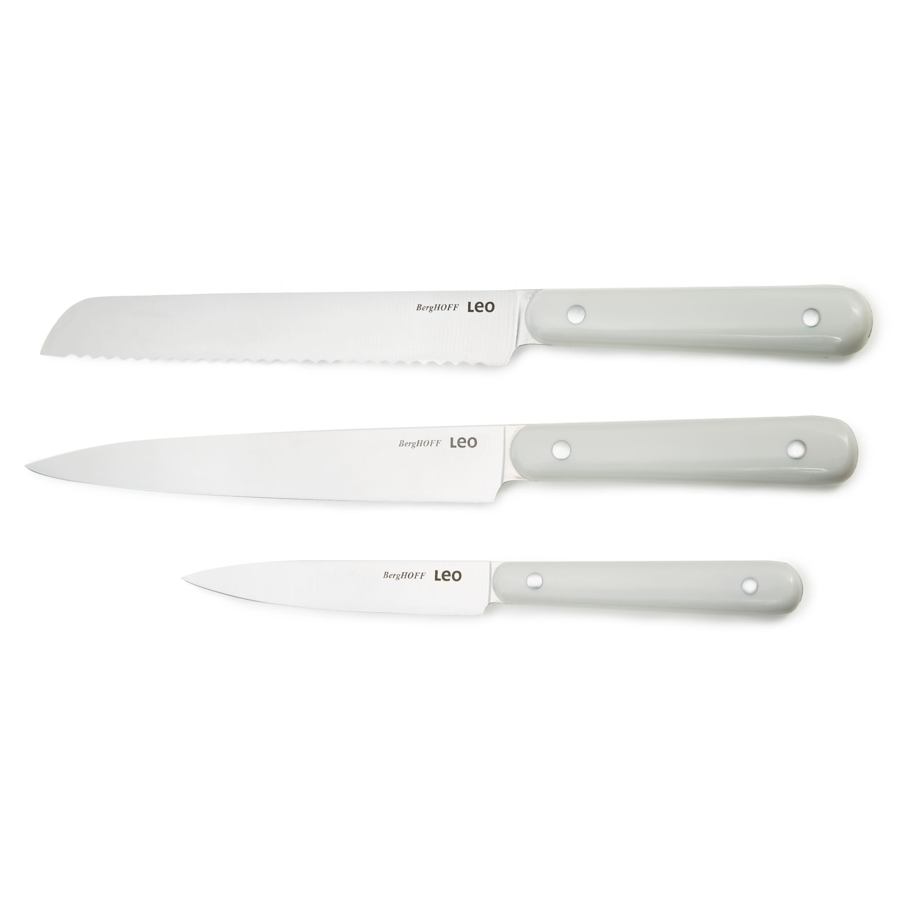 BergHOFF SPIRIT 3Pc Cutlery Set, Stainless Steel Blades