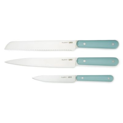 BergHOFF SLATE 3Pc Cutlery Set, Stainless Steel Blades
