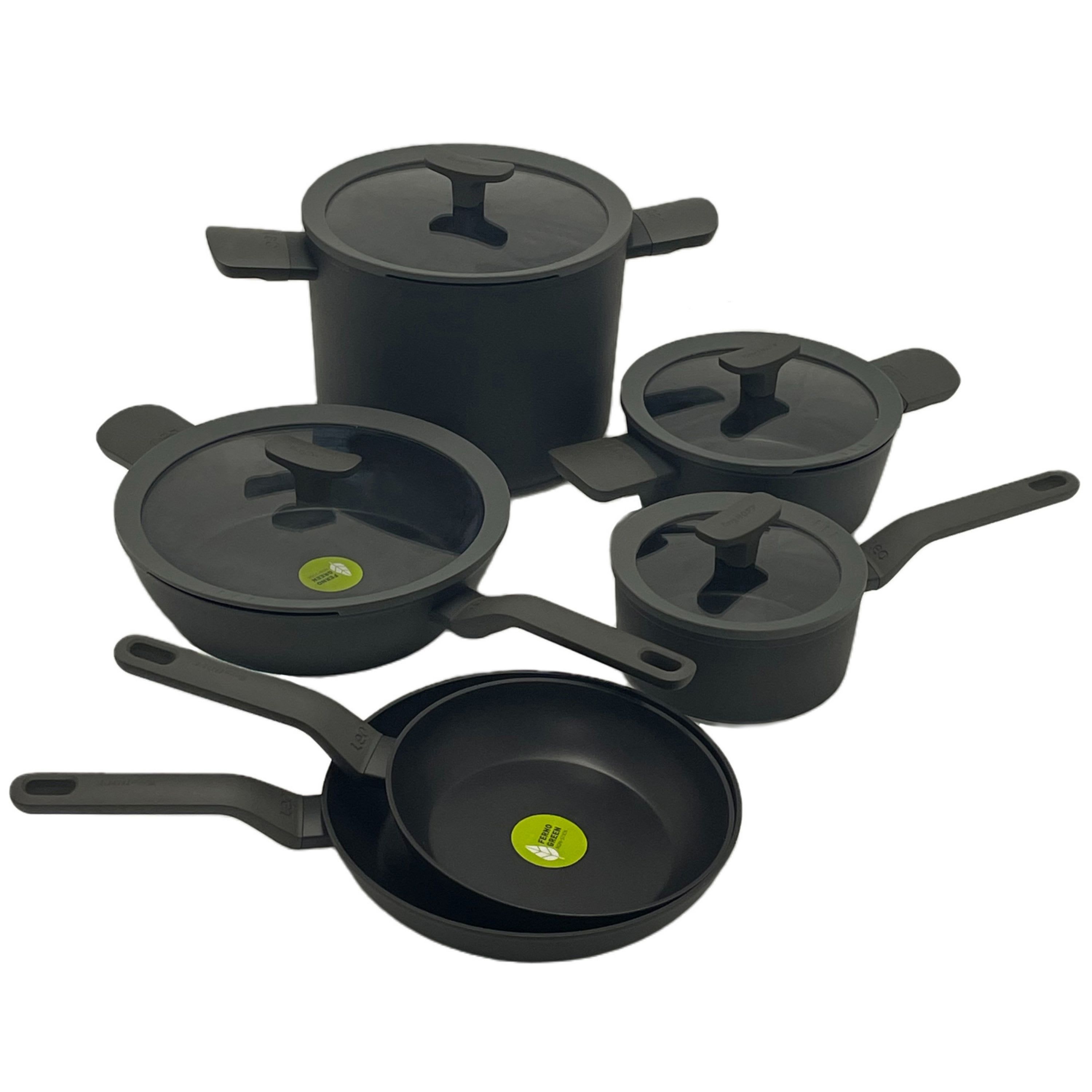 BergHOFF LEO Nonstick Cast Aluminum Frying pan 8", Dark Grey
