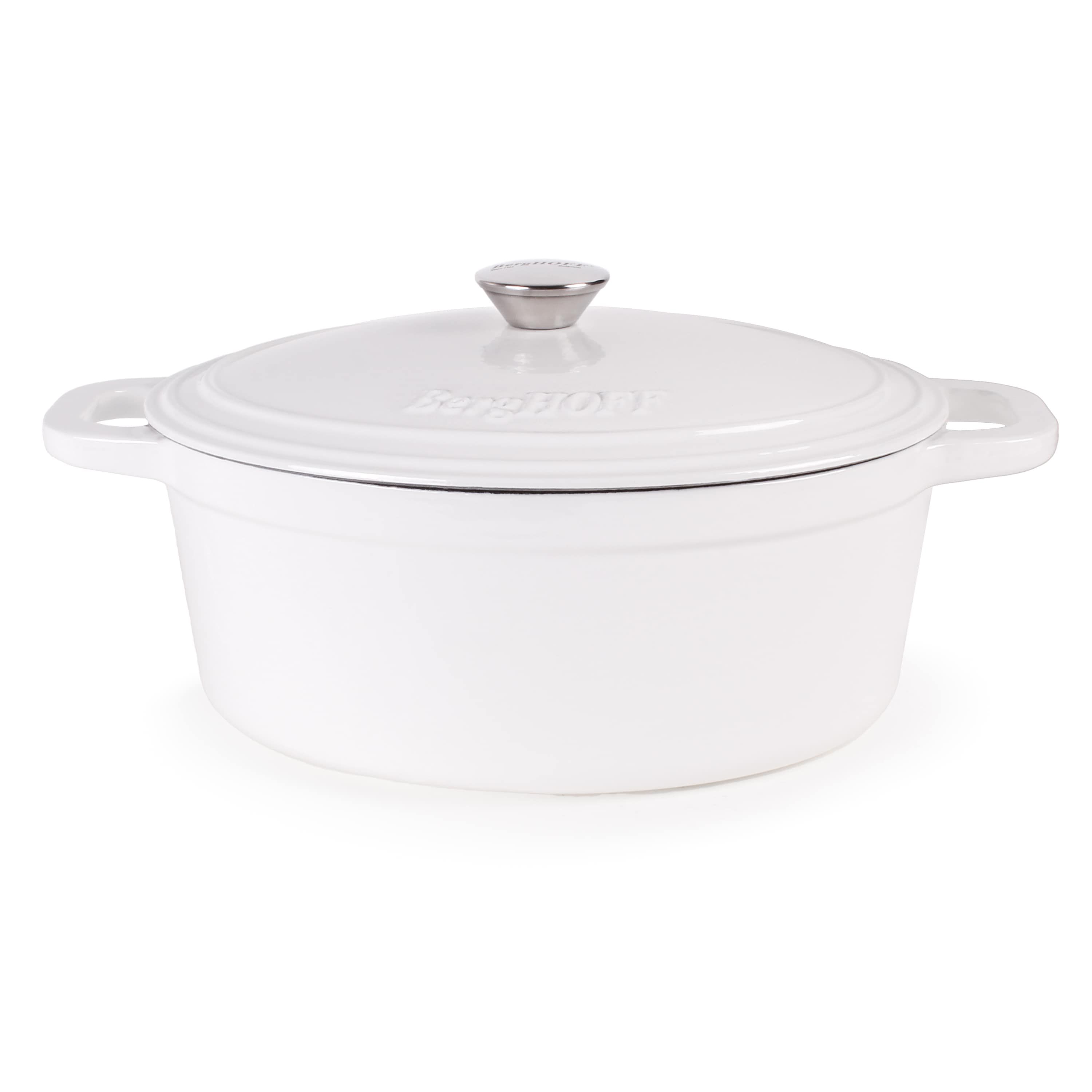 BergHOFF Neo Cast Iron Dutch Oven 5qt., Oyster