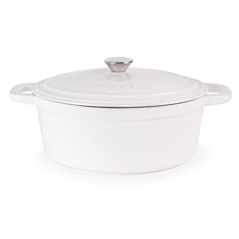 BergHOFF Neo Cast Iron Dutch Oven 5qt., Oyster