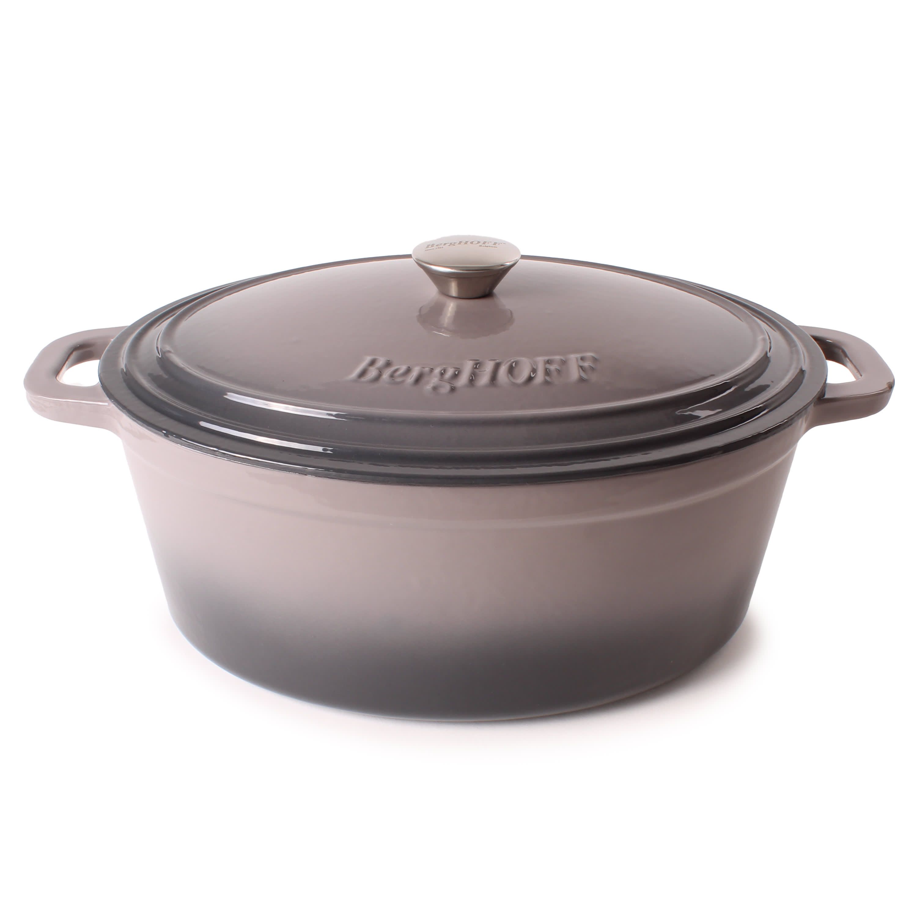 BergHOFF Neo Cast Iron Dutch Oven 8qt., Oyster