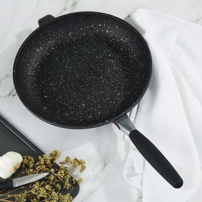 BergHOFF EuroCAST Cast Aluminum Nonstick 10" Fry Pan, Black, 11 x 14