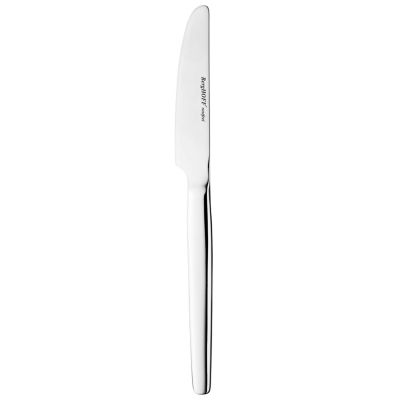 Essentials Stainless Steel Set of 12pcs Quadro Dinner Knife 8.5" Silver Ralph Kramer Everyday Use Elegant Design Easy To Handle Mirror finish