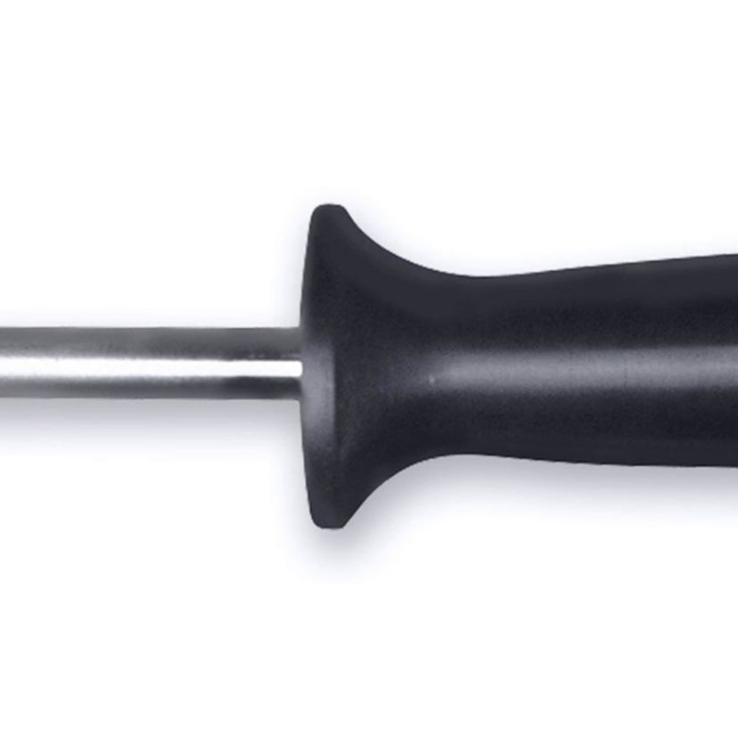 BergHOFF Essentials Stainless Steel Hand-sharpened Blade Sharpener 10" Gourmet Ergonomically Designed POM Contoured Handle Seamless Construction Forged Blade Well Balance