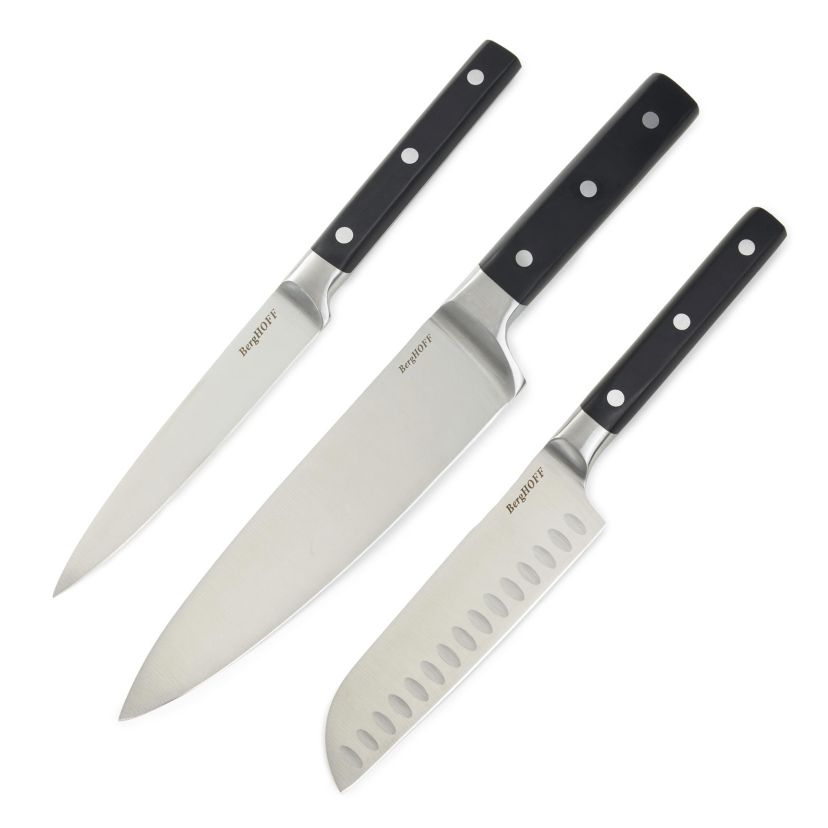 BergHOFF Gene 3Pc Stainless Steel Knife Set