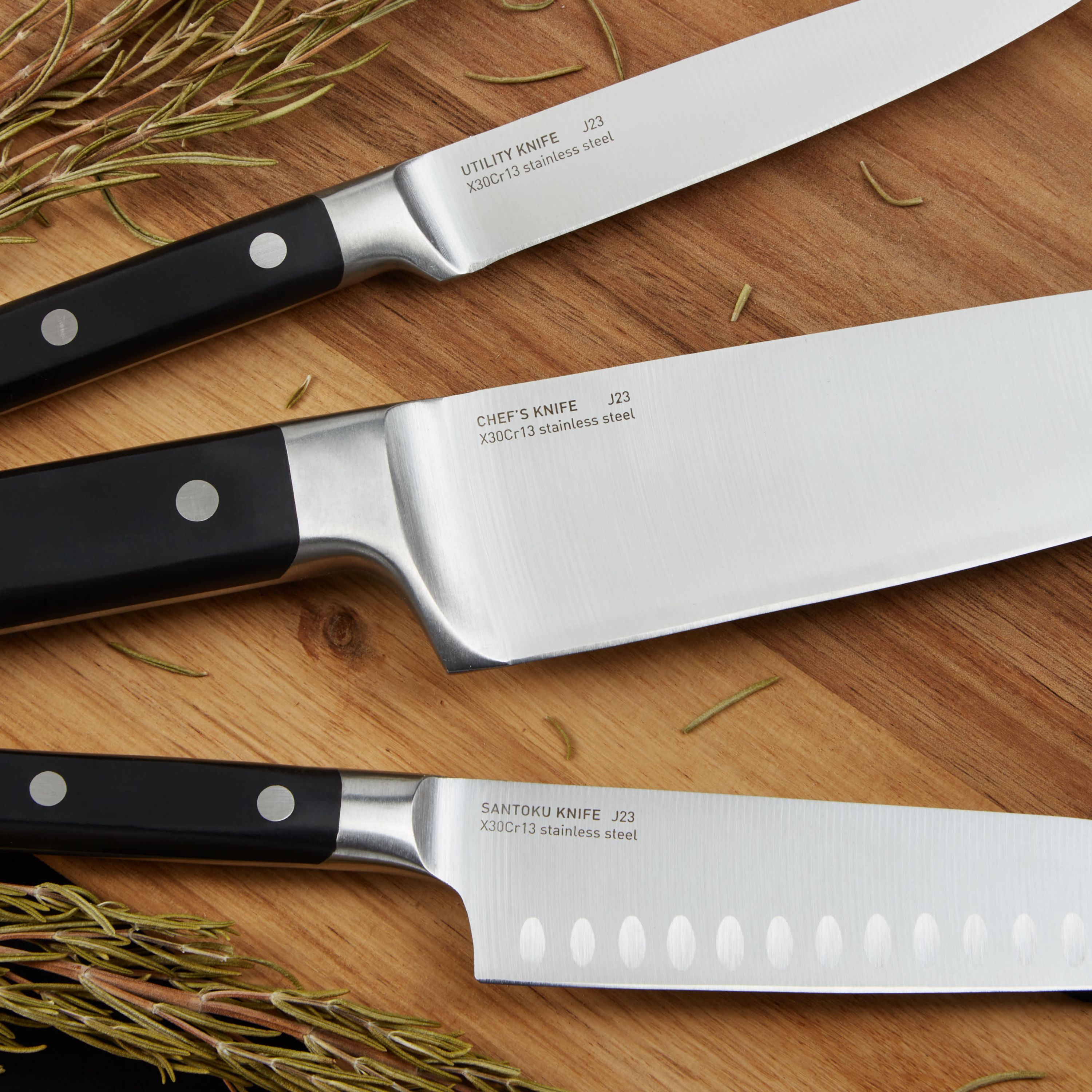 BergHOFF Gene 3Pc Stainless Steel Knife Set