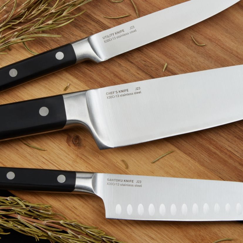 BergHOFF Gene 3Pc Stainless Steel Knife Set