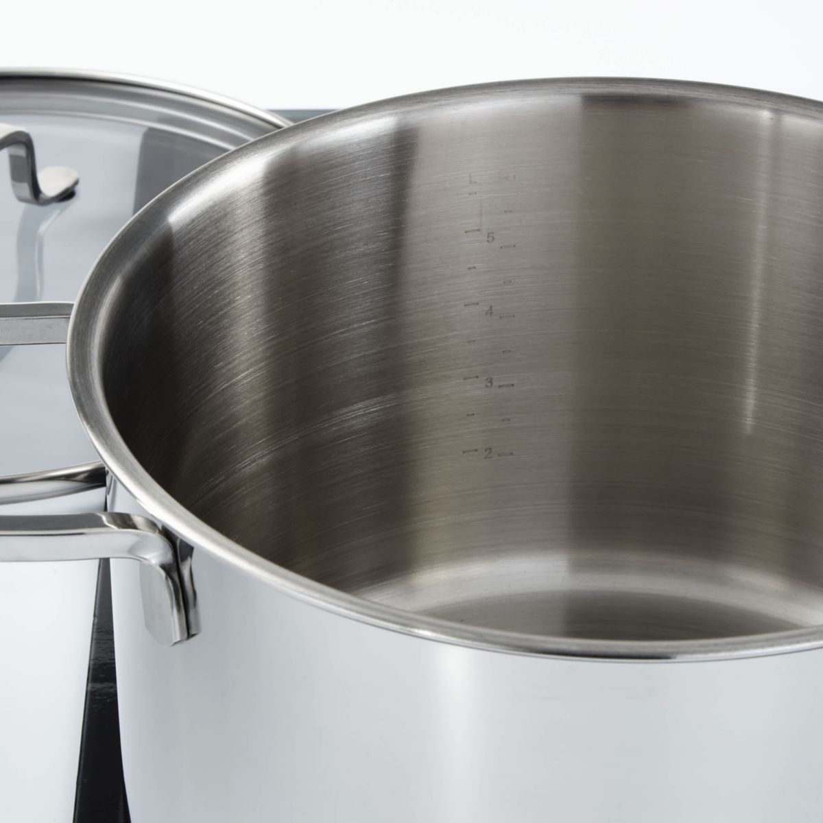 BergHOFF Helix Recycled 18/10 Stainless Steel 10" Stockpot 7qt. With Glass Lid