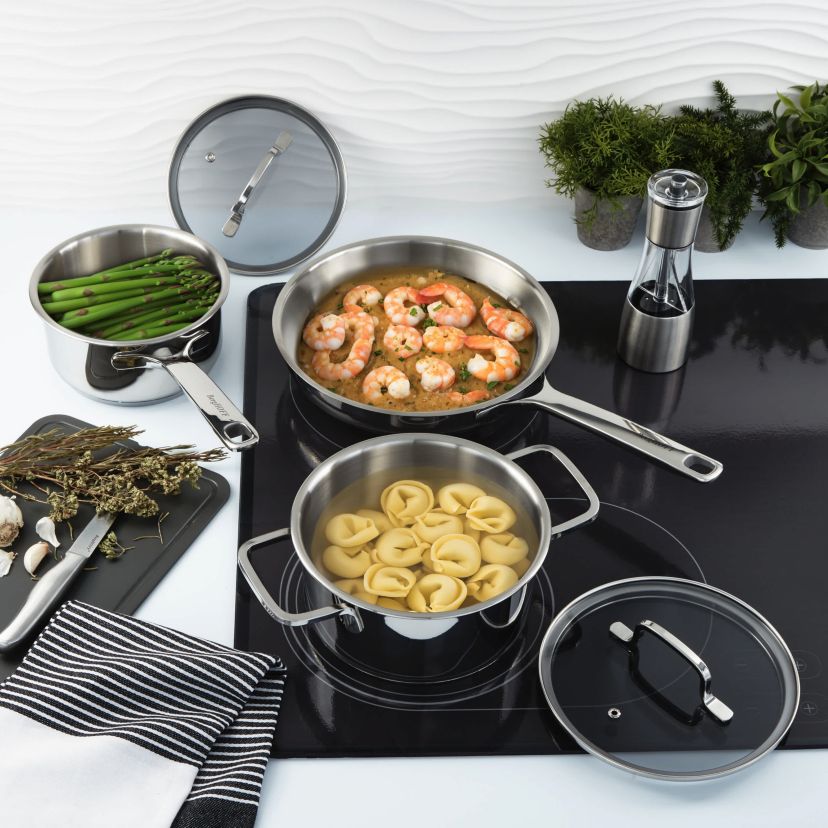 BergHOFF Helix Recycled 18/10 Stainless Steel Frying Pan 9.5"